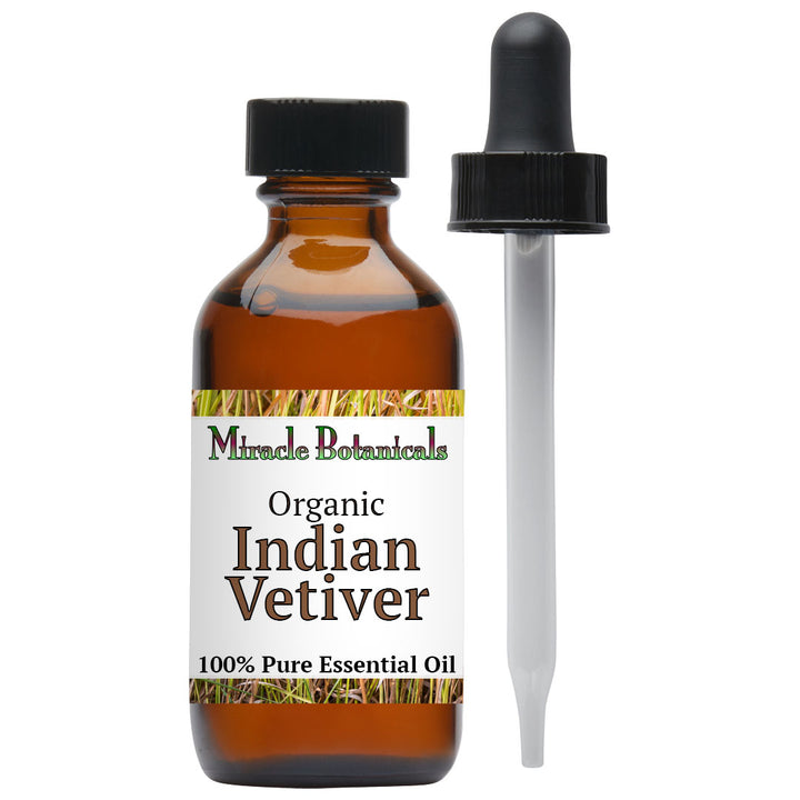 Vetiver Essential Oil - Organic - India (Chrysopogen Zizanioides)