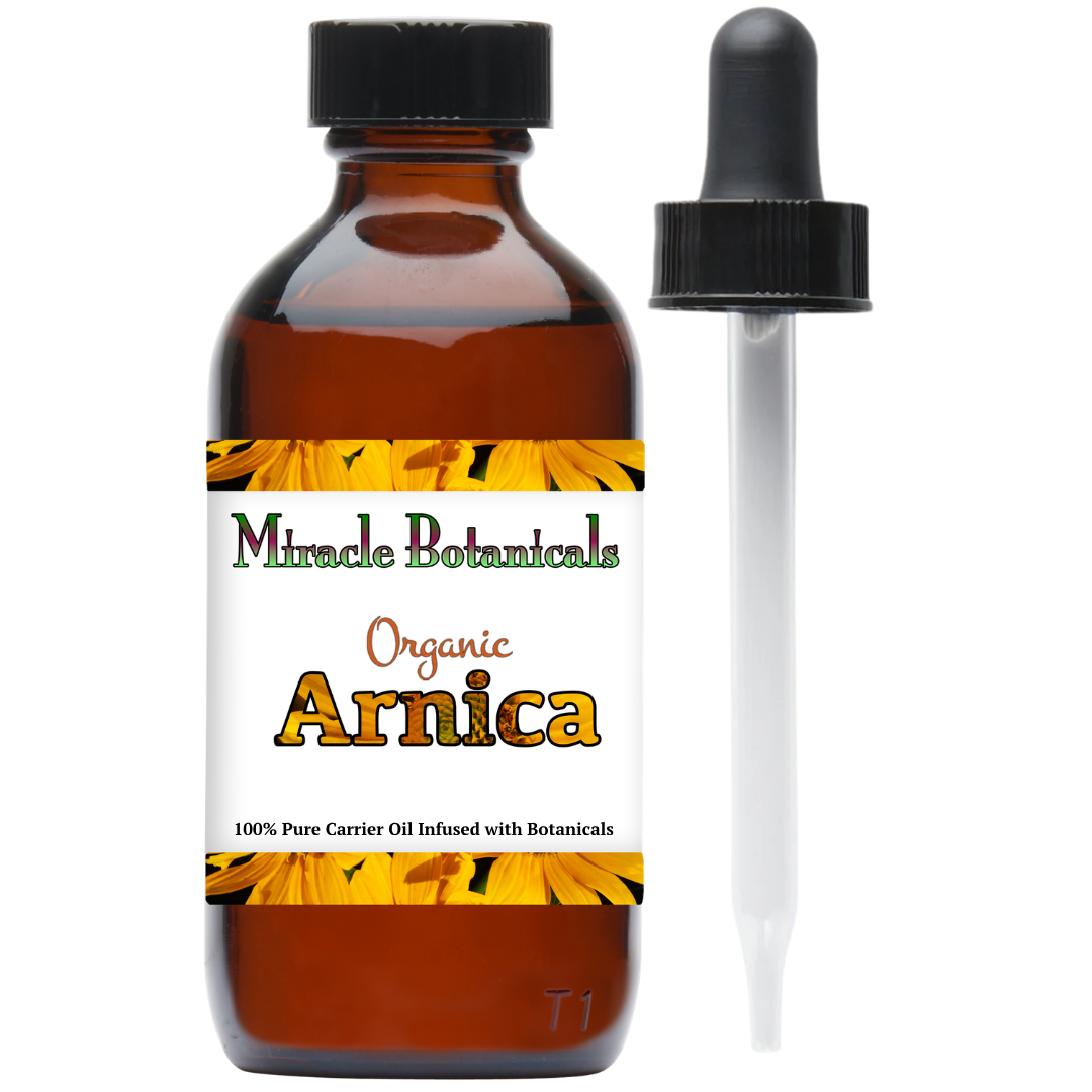 Arnica Oil - Infused in Sunflower (Helianthus Annus) Seed Oil - Organic (Arnica Montana L.)