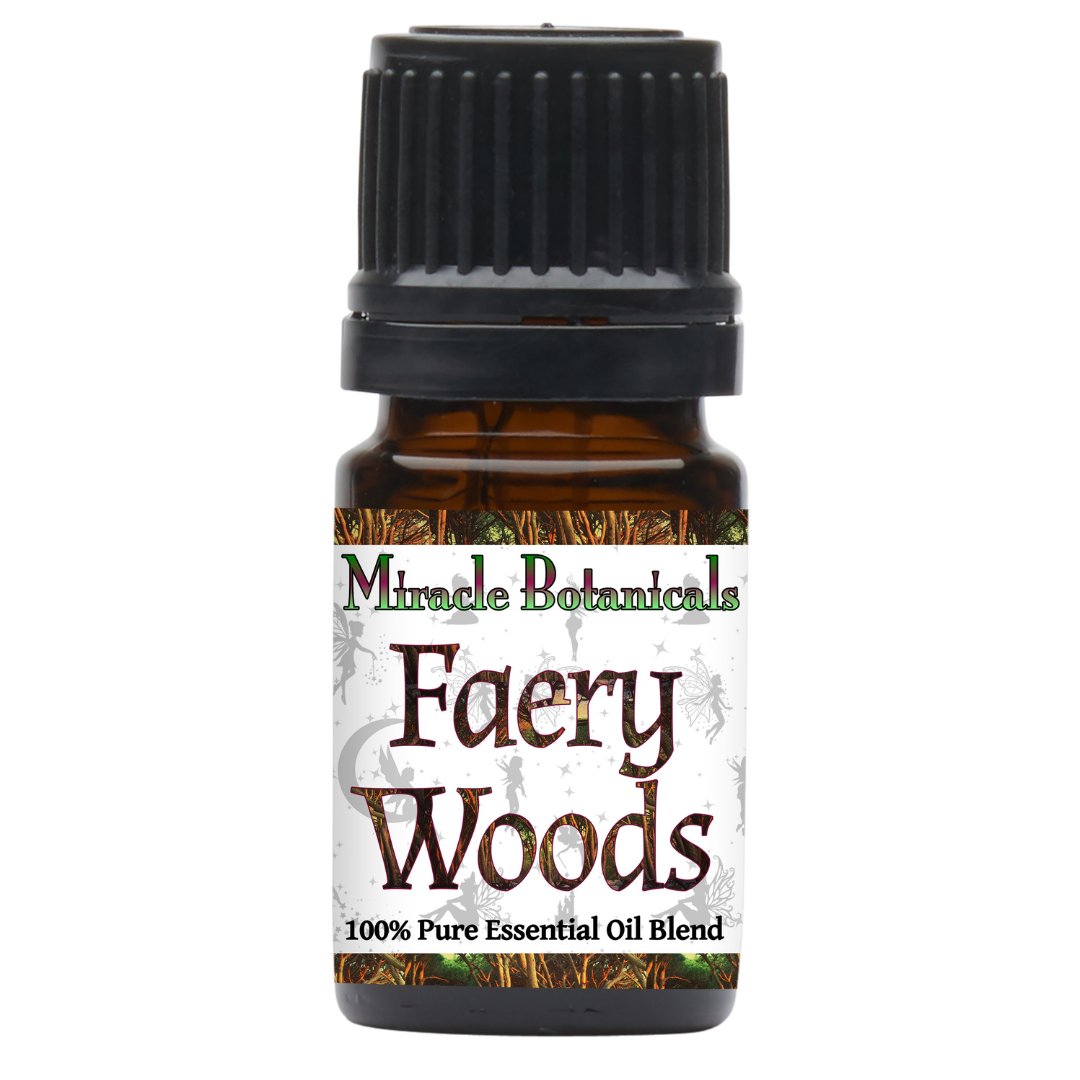 Faery Woods Essential Oil Blend - 100% Pure Blend of Wood Essential Oils - Discover Silence in a Mystical Forest - Miracle Botanicals Essential Oils