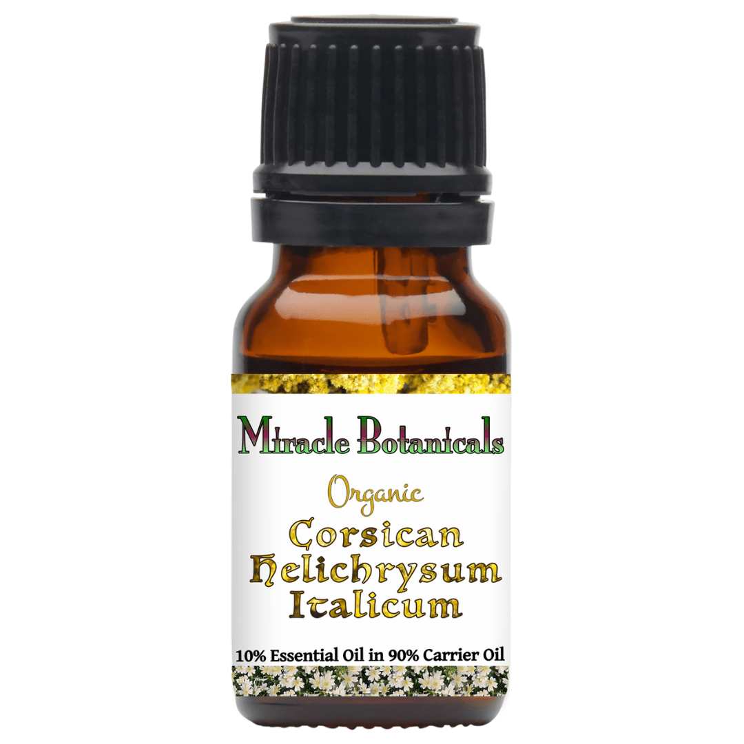 Helichrysum Italicum (Corsican) Essential Oil - Organic (Helichrysum Italicum G. Don) - Miracle Botanicals Essential Oils