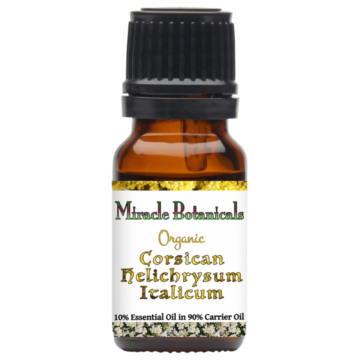 Helichrysum Italicum (Corsican) Essential Oil - Organic (Helichrysum Italicum G. Don) - Miracle Botanicals Essential Oils