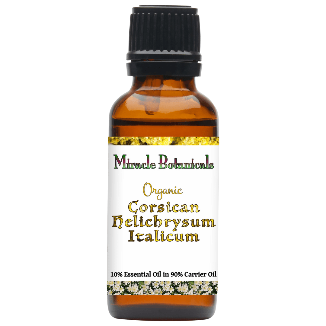 Helichrysum Italicum (Corsican) Essential Oil - Organic (Helichrysum Italicum G. Don) - Miracle Botanicals Essential Oils
