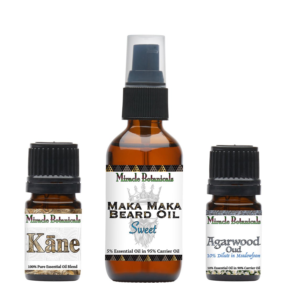 King Aromatherapy Set - Essential Oil Blends for Masculine Expression - Miracle Botanicals Essential Oils