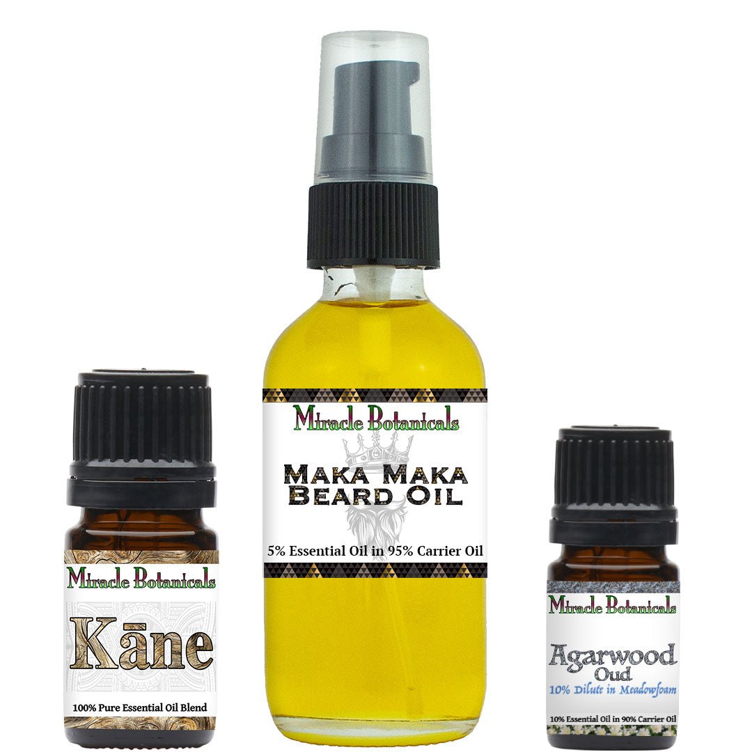 King Aromatherapy Set - Essential Oil Blends for Masculine Expression - Miracle Botanicals Essential Oils