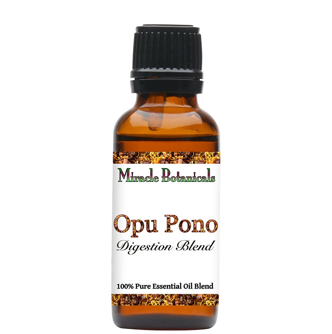Opu Pono Digestive Essential Oil Blend - Compare to DigestZen by DoTerra - Miracle Botanicals Essential Oils