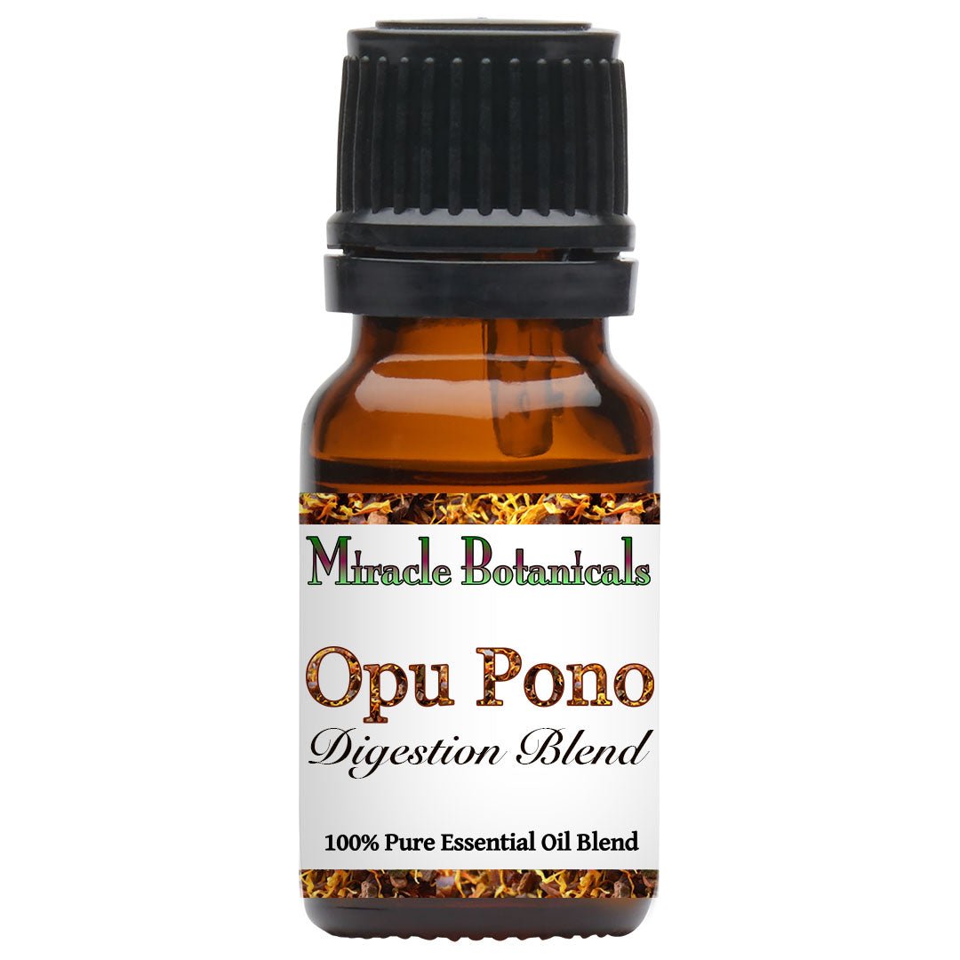 Opu Pono Digestive Essential Oil Blend - Compare to DigestZen by DoTerra - Miracle Botanicals Essential Oils