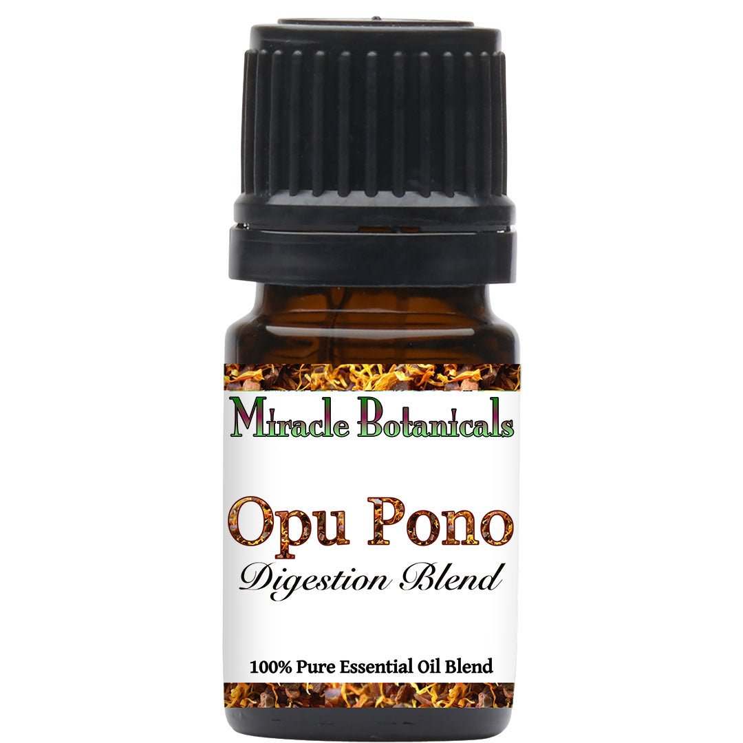 Opu Pono Digestive Essential Oil Blend - Compare to DigestZen by DoTerra - Miracle Botanicals Essential Oils