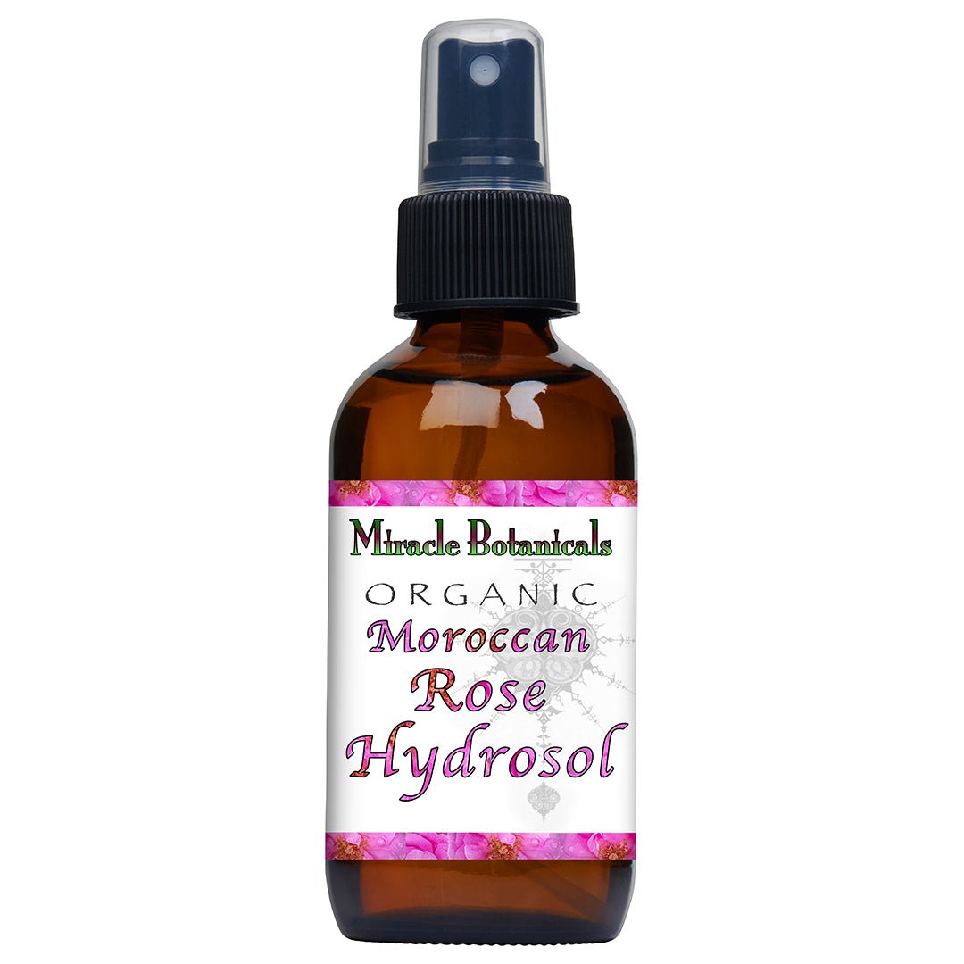 Rose (Moroccan) Hydrosol - Organic (Rosa Damascena) - Miracle Botanicals Essential Oils