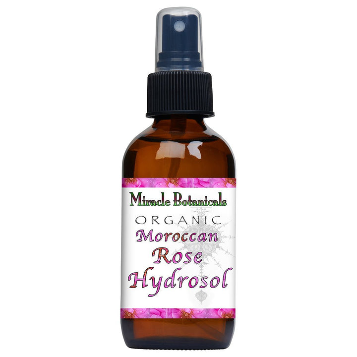 Rose (Moroccan) Hydrosol - Organic (Rosa Damascena) - Miracle Botanicals Essential Oils