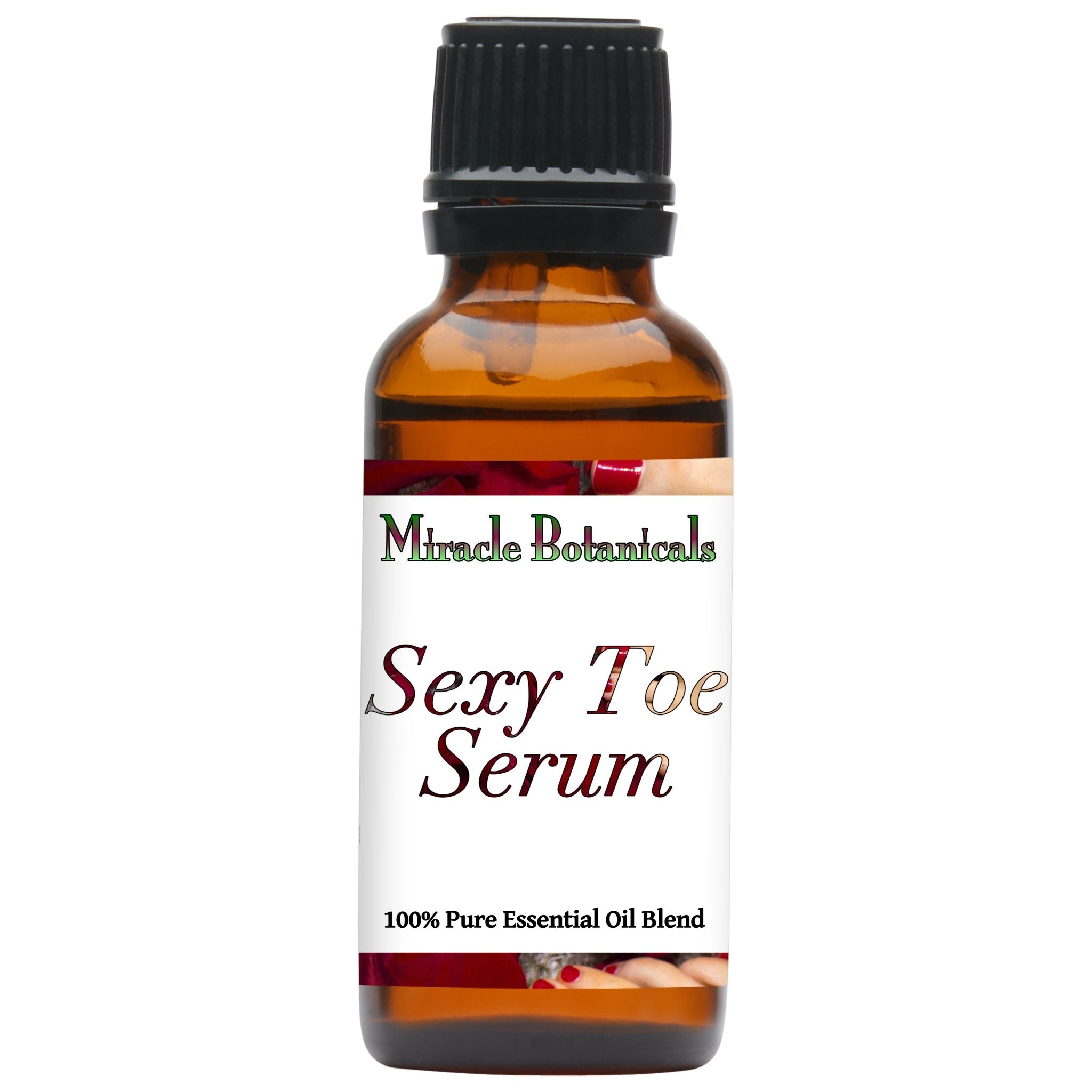 Sexy Toe Serum Essential Oil Blend - 100% Pure Toenail Fungus and Athletes Foot FormulaFoot - Miracle Botanicals Essential Oils