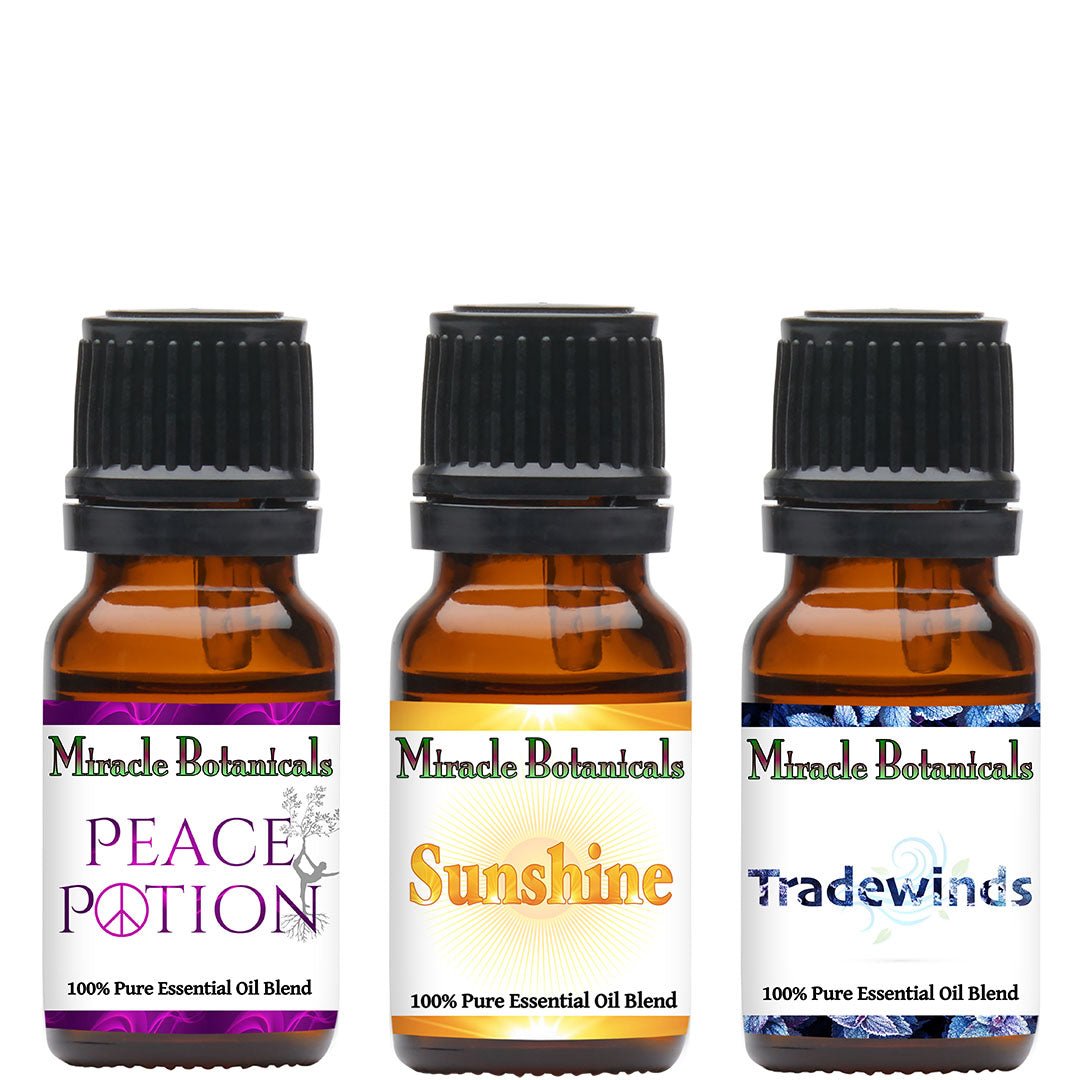 Aloha Essential Oil Blend Set - 3 Blends Reminiscent of Hawai'i - Miracle Botanicals Essential Oils