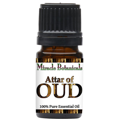 Attar of Oud Essential Oil - Agarwood in Hawaiian Sandalwood (Aquilaria Crassna/Santalum Paniculatum) - Miracle Botanicals Essential Oils