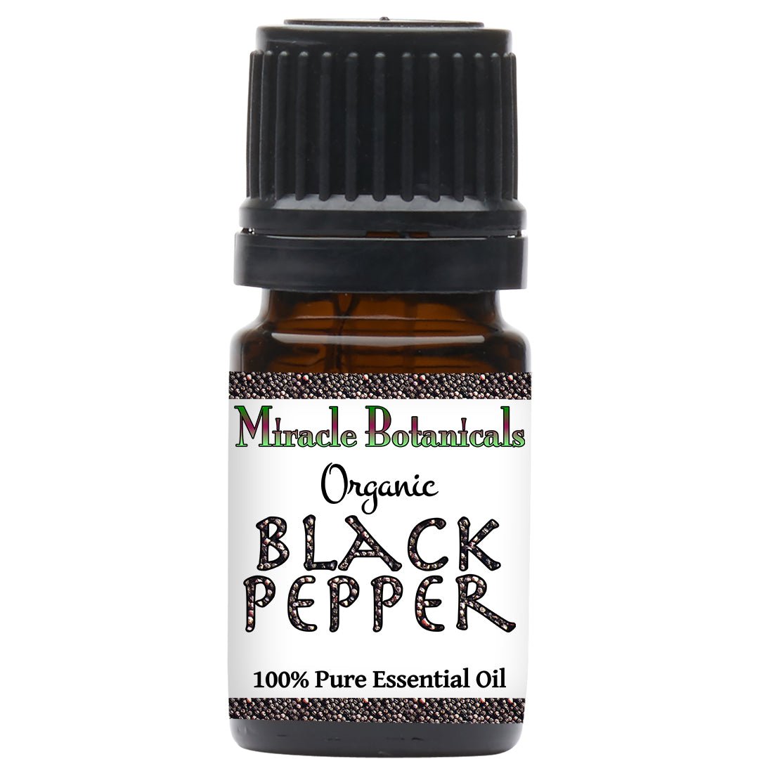 Black Pepper Essential Oil - Organic (Piper Nigrum) - Miracle Botanicals Essential Oils