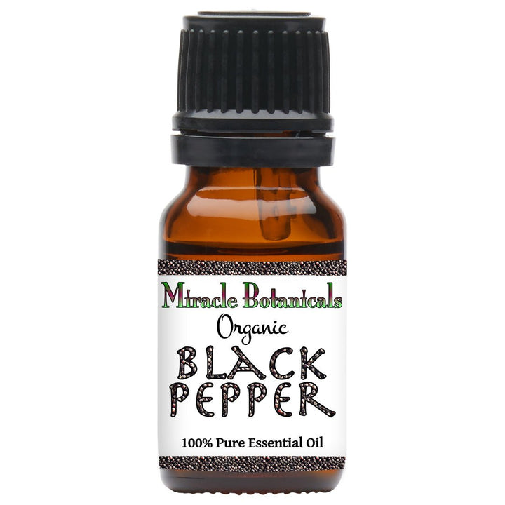 Black Pepper Essential Oil - Organic (Piper Nigrum) - Miracle Botanicals Essential Oils