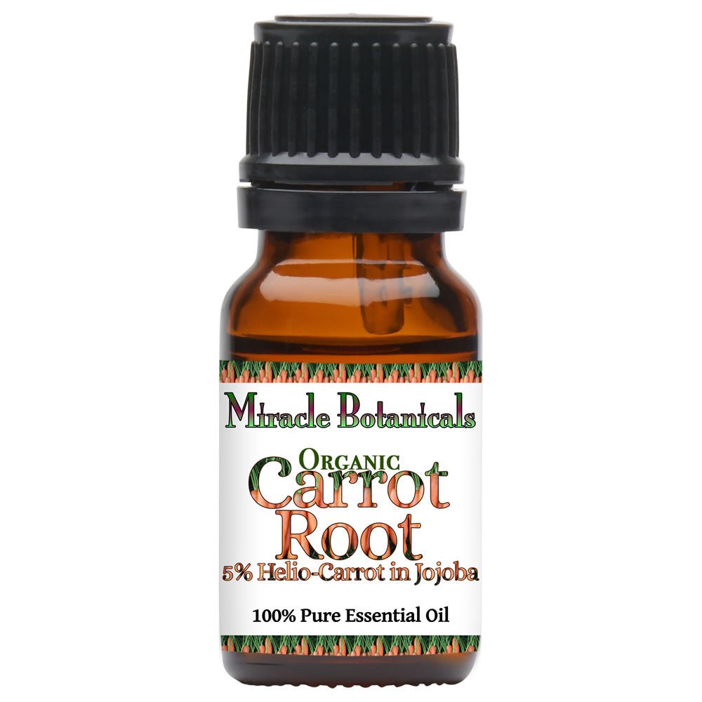 Carrot Root Essential Oil - Helio Carrot in Jojoba - Organic - CO2 Extracted (Daucus Carota) - Miracle Botanicals Essential Oils