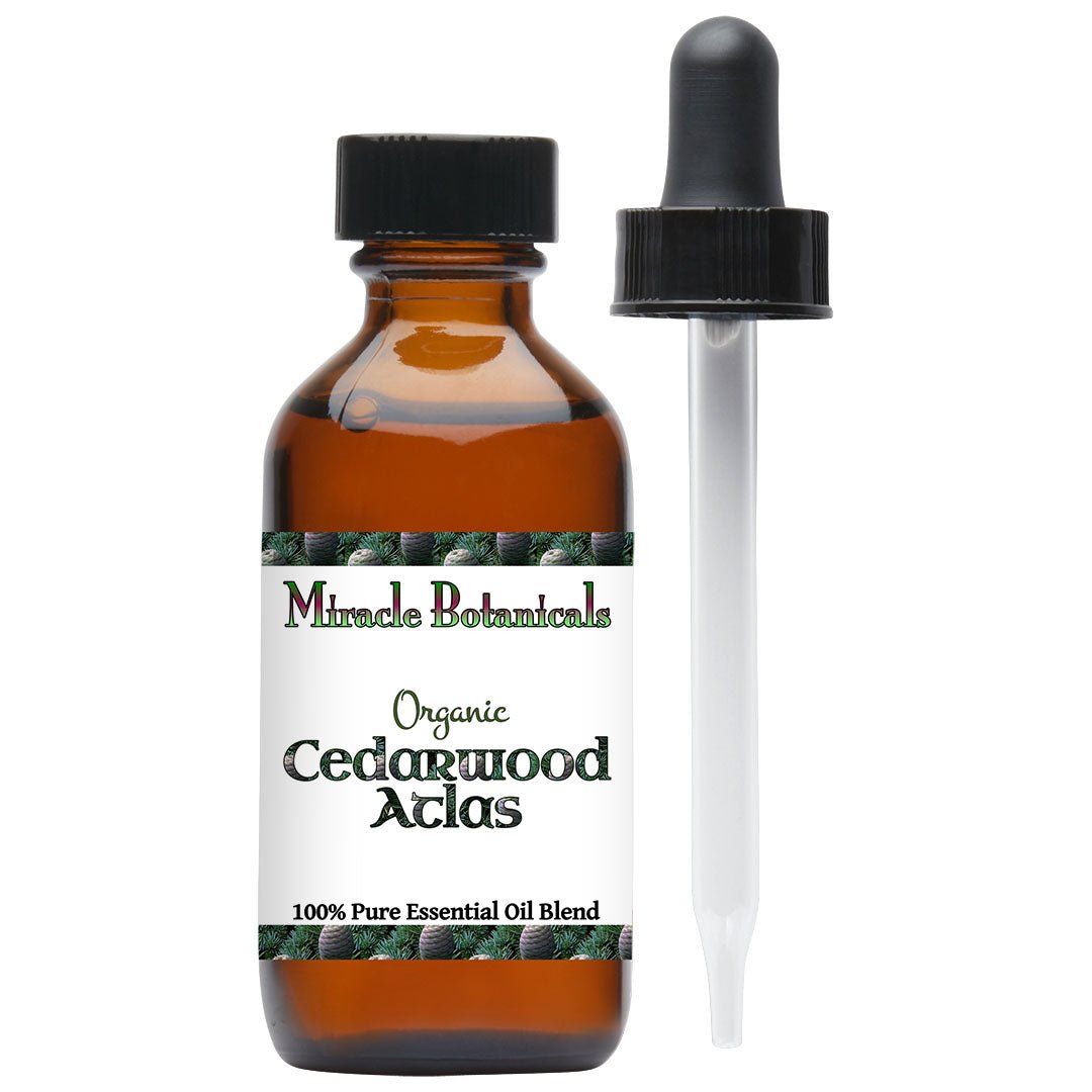 Cedarwood Atlas Essential Oil - Organic (Cedrus Atlantica) - Miracle Botanicals Essential Oils