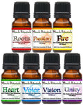 Chakra Essential Oil Blend Set - 7 Unique Chakra Balancing Blends - Miracle Botanicals Essential Oils