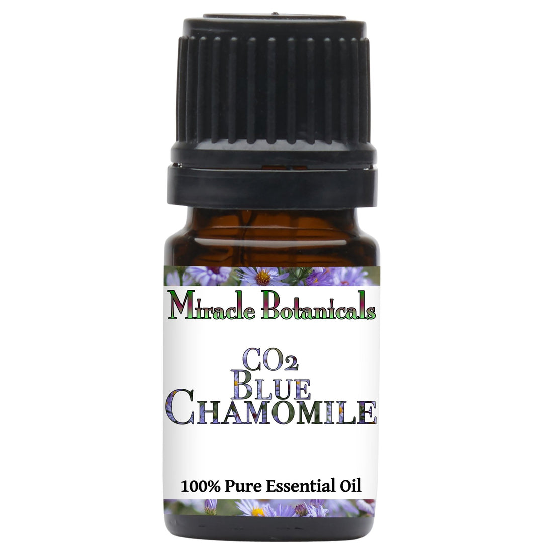 Chamomile (Blue) Essential Oil - Co2 Extracted German Chamomile (Matricaria Chamomilla) - Miracle Botanicals Essential Oils