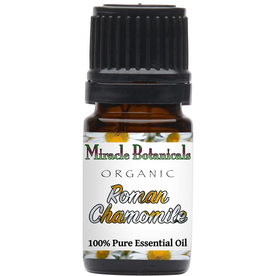 Chamomile (Roman) Essential Oil - Organic (Anthemis Nobilis) - Miracle Botanicals Essential Oils