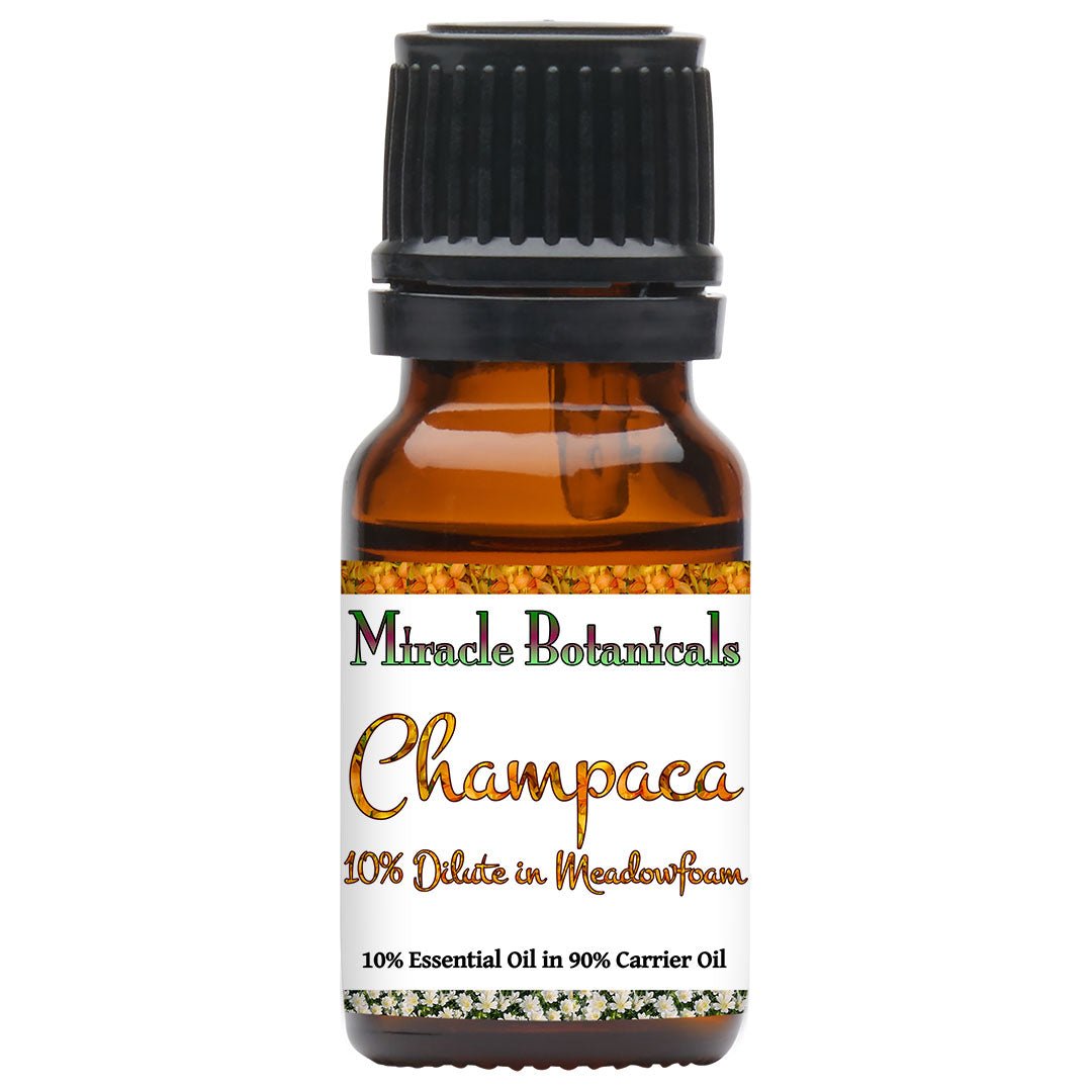 Champaca Essential Oil - 10% Dilute in Meadowfoam (10% Pure Michelia Champaca Preblended in 90% Limnanthes Alba) - Miracle Botanicals Essential Oils