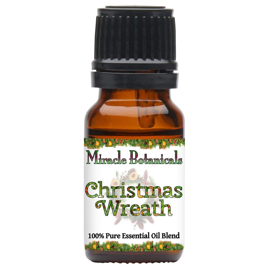 Christmas Wreath Essential Oil Blend - 100% Pure Essential Oil Blend of Christmas Joy - Miracle Botanicals Essential Oils