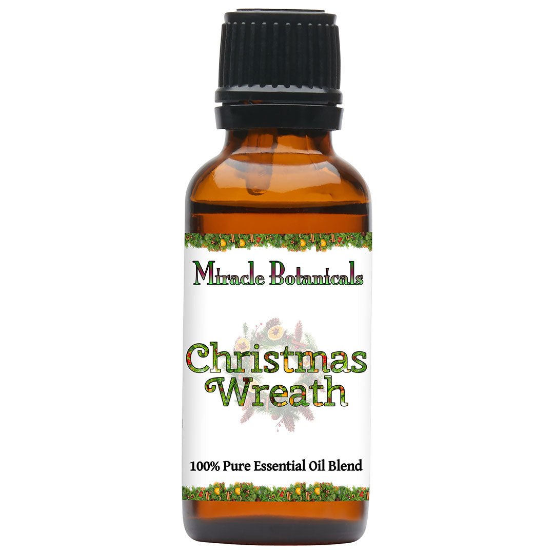 Christmas Wreath Essential Oil Blend - 100% Pure Essential Oil Blend of Christmas Joy - Miracle Botanicals Essential Oils