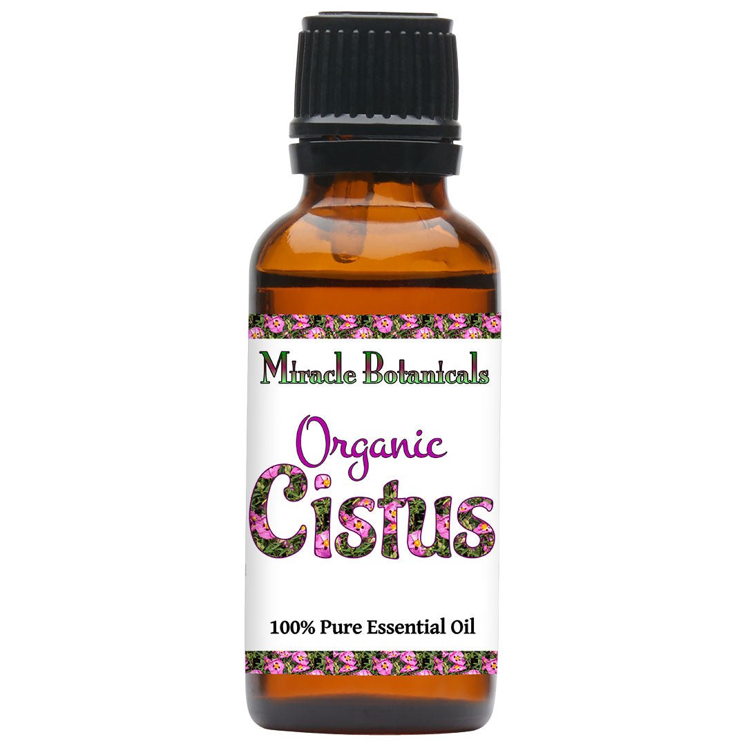 Cistus Essential Oil - Organic (Cistus Ladaniferus var. Creticus) - Miracle Botanicals Essential Oils