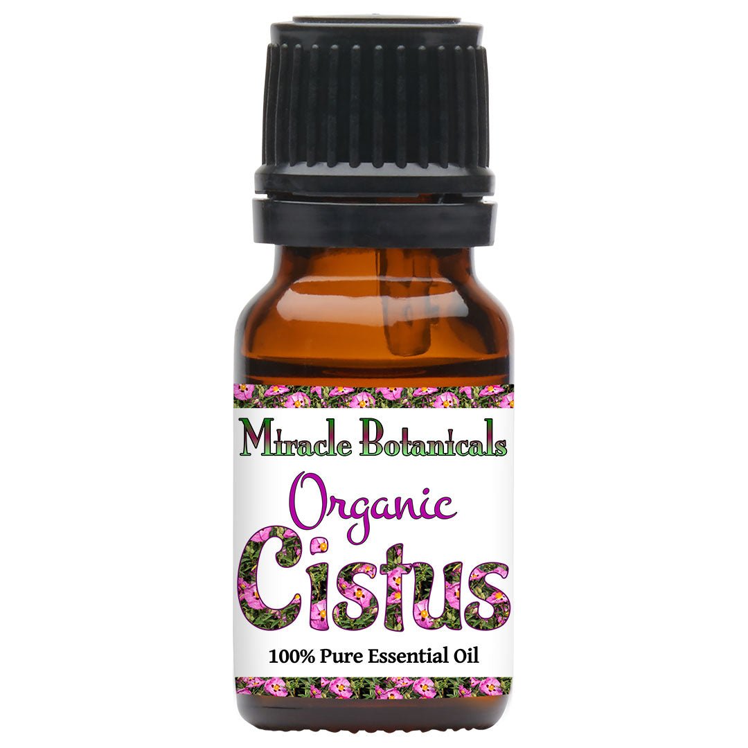 Cistus Essential Oil - Organic (Cistus Ladaniferus var. Creticus) - Miracle Botanicals Essential Oils