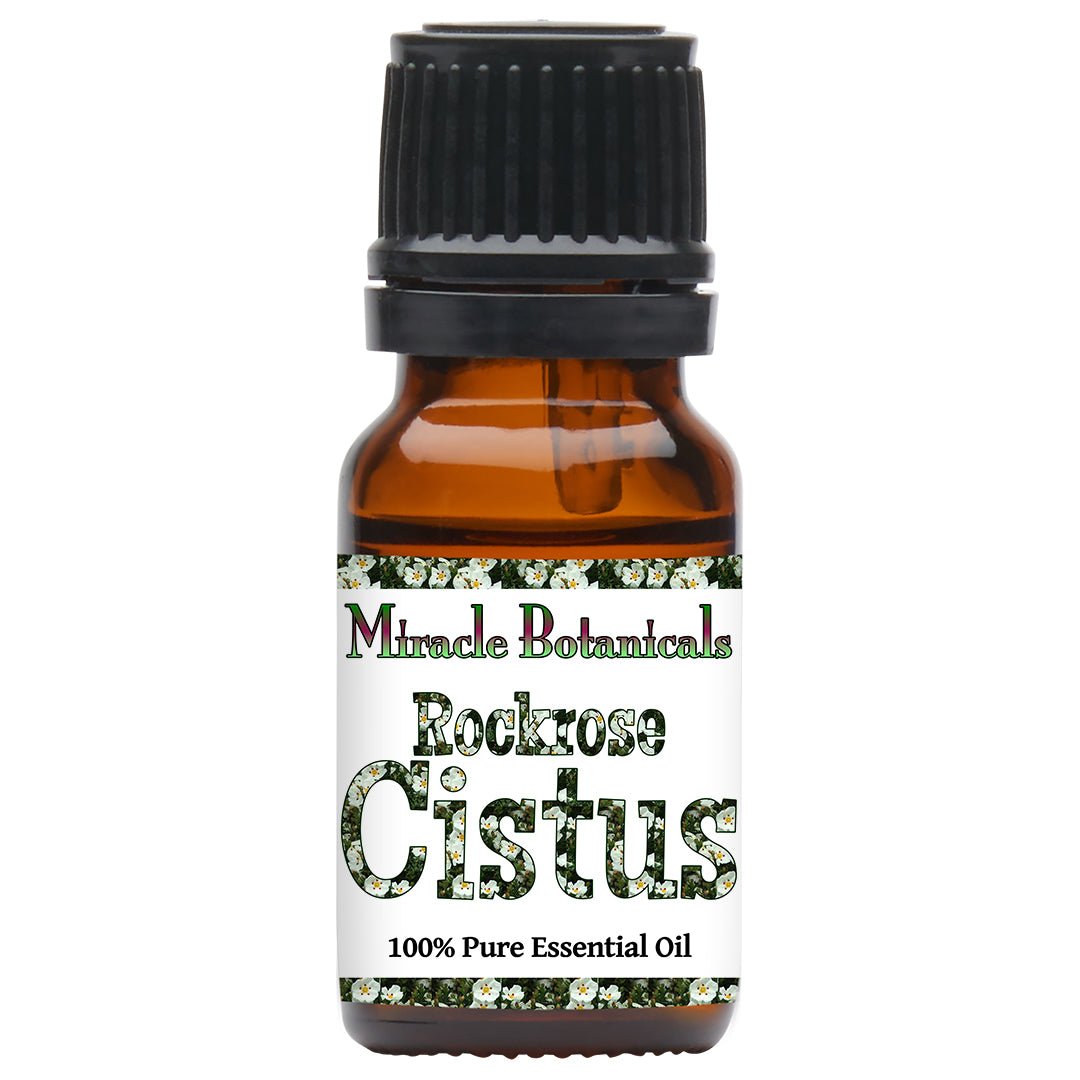 Cistus (Rockrose) Essential Oil (Cistus Ladaniferus) - Miracle Botanicals Essential Oils