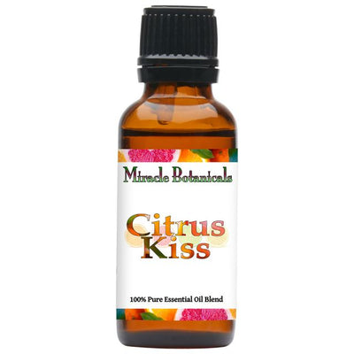 Citrus Kiss Essential Oil Blend - 100% Pure Essential Oil Blend of Mouthwatering Citrus~y Joy - Miracle Botanicals Essential Oils