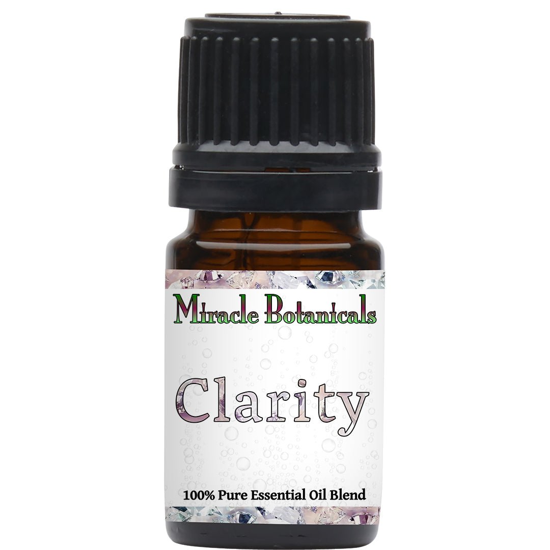 Clarity Essential Oil Blend - 100% Pure Essential Oil Blend for Physical and Mental Clarity - Miracle Botanicals Essential Oils