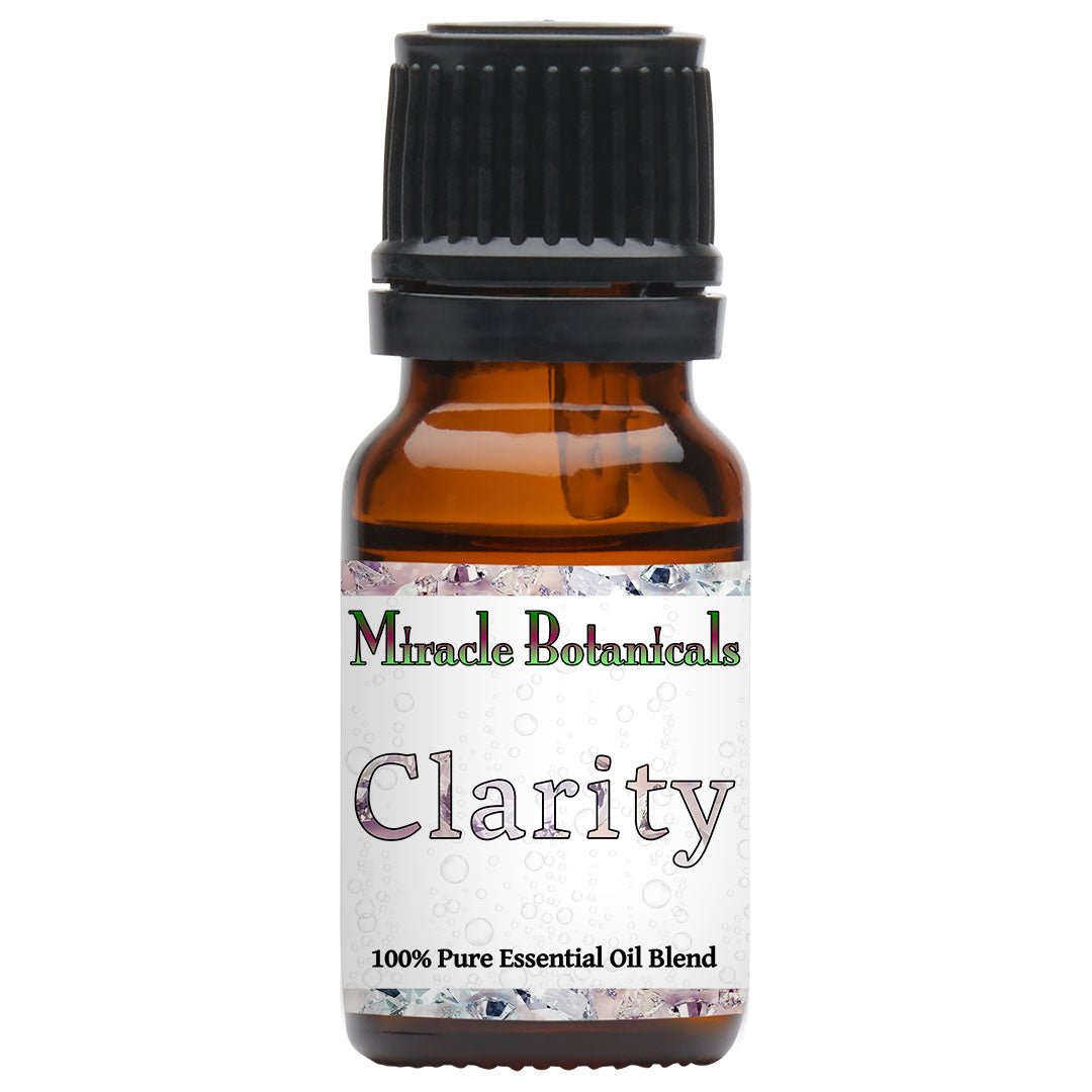 Clarity Essential Oil Blend - 100% Pure Essential Oil Blend for Physical and Mental Clarity - Miracle Botanicals Essential Oils