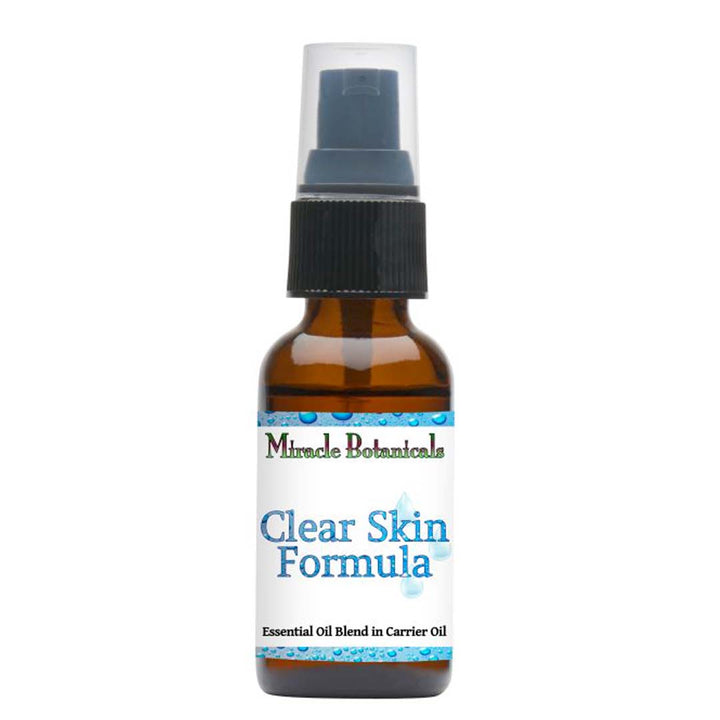 Clear Skin Formula - Essential Oil & Carrier Oil Blend for Rejuvenation and Clear Skin - Miracle Botanicals Essential Oils