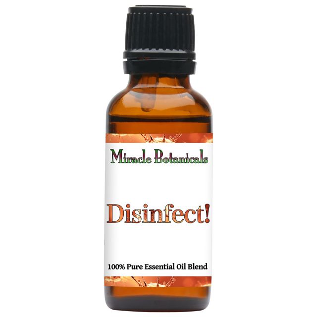 Disinfect Essential Oil Blend to Boost Immune Function, Neutralize Germs, Cleaning & Sanitizing - Miracle Botanicals Essential Oils