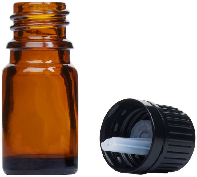 Essential Oil Glass Bottles - 5ml - Packs of 4, 6, and 12 - Miracle Botanicals Essential Oils