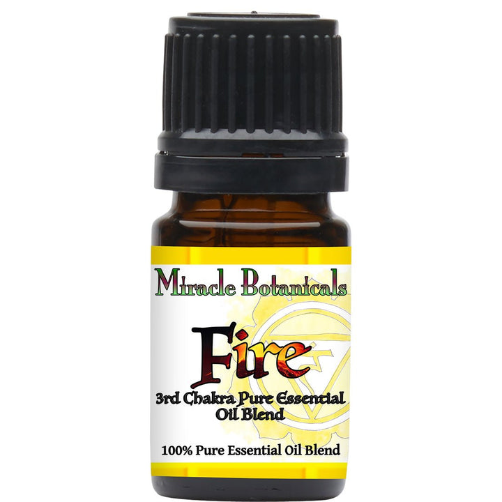 Fire - 3rd Chakra Essential Oil Blend for the Balancing the Energy at the Solar Plexus - Miracle Botanicals Essential Oils