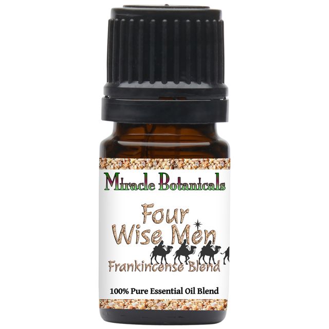 Four Wise Men Essential Oil Blend of 4 Premium Frankincense Essential Oils - Miracle Botanicals Essential Oils