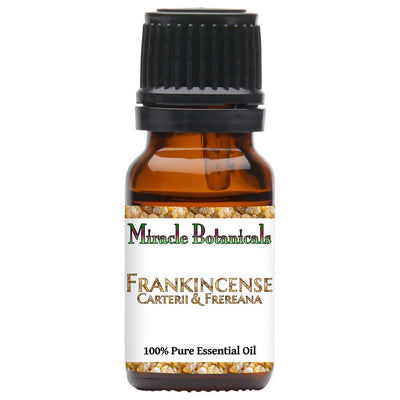 Frankincense and Myrrh Co-Distilled Essential Oil, and Infused Carrier Oil