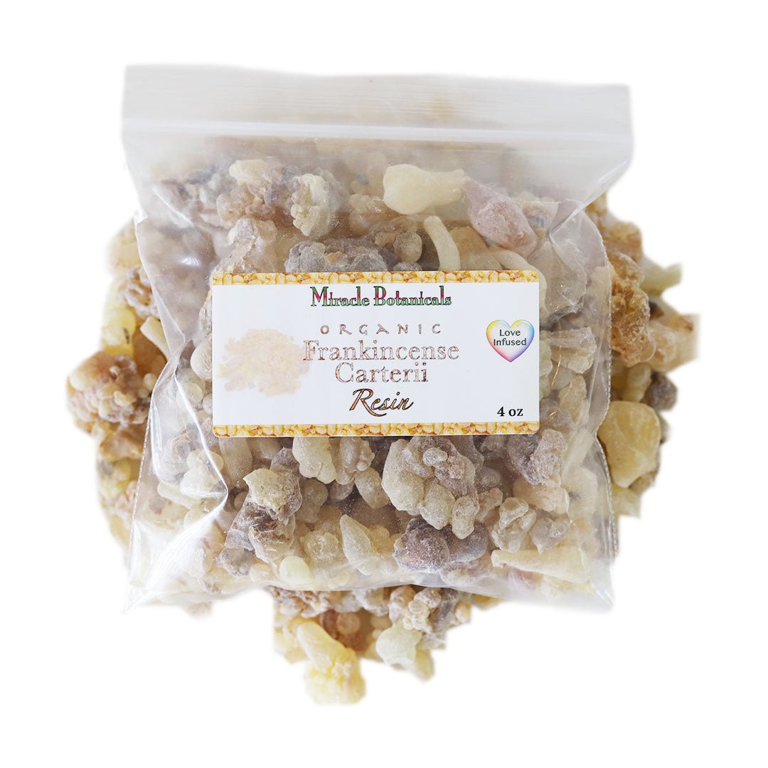 Frankincense Carterii Resin - Organic (Boswellia Carterii) - Miracle Botanicals Essential Oils