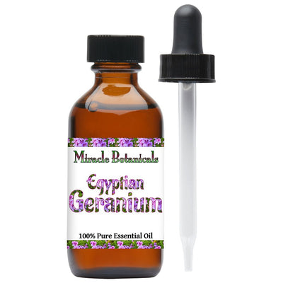 Geranium Essential Oil - Egypt (Pelargonium Graveolens) - Miracle Botanicals Essential Oils