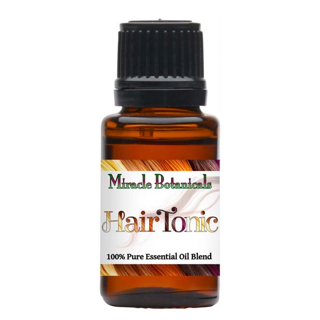 Hair Tonic Hair and Scalp Elixir - 100% Pure Essential Oil Blend for Hair and Scalp Treatment - Miracle Botanicals Essential Oils