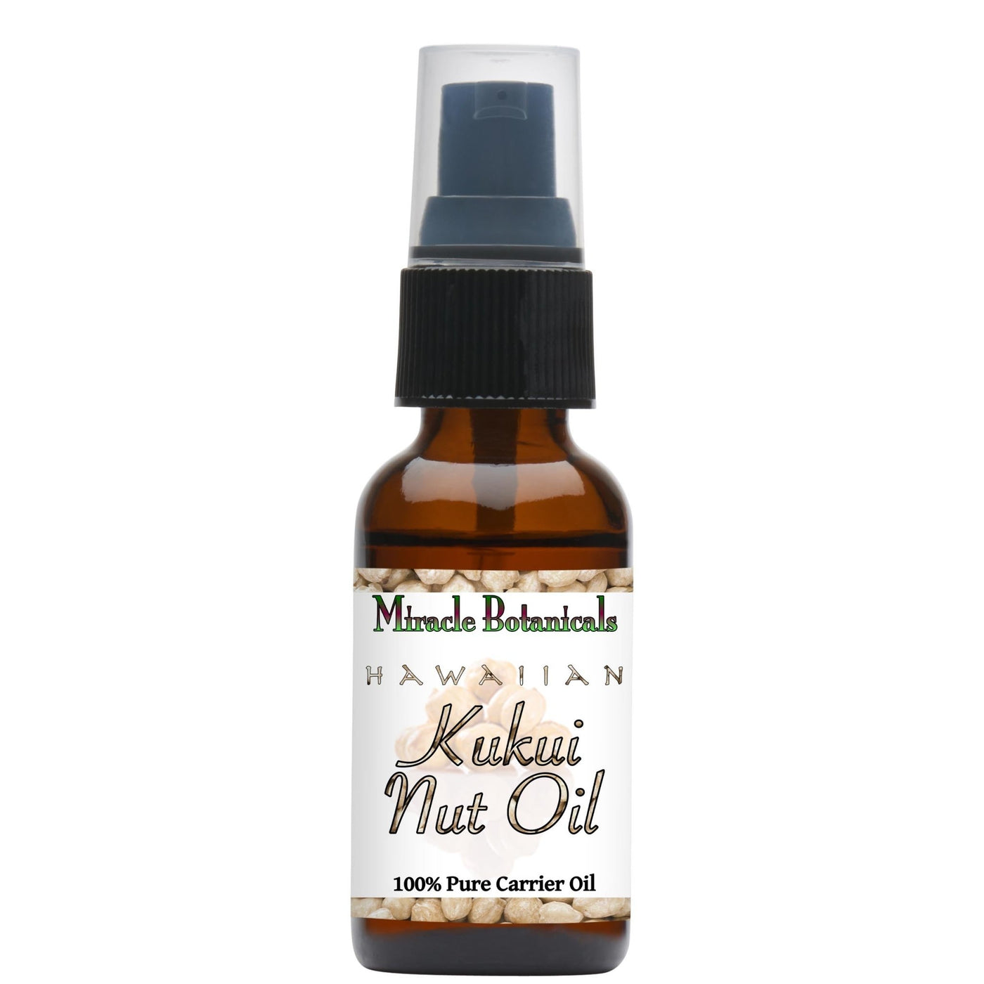 Hawaiian Kukui Nut Oil - Cold Pressed (Aleurites Moluccana) - Miracle Botanicals Essential Oils