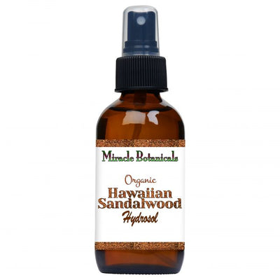 Hawaiian Sandalwood Hydrosol - Organic (Santalum Paniculatum) - Miracle Botanicals Essential Oils