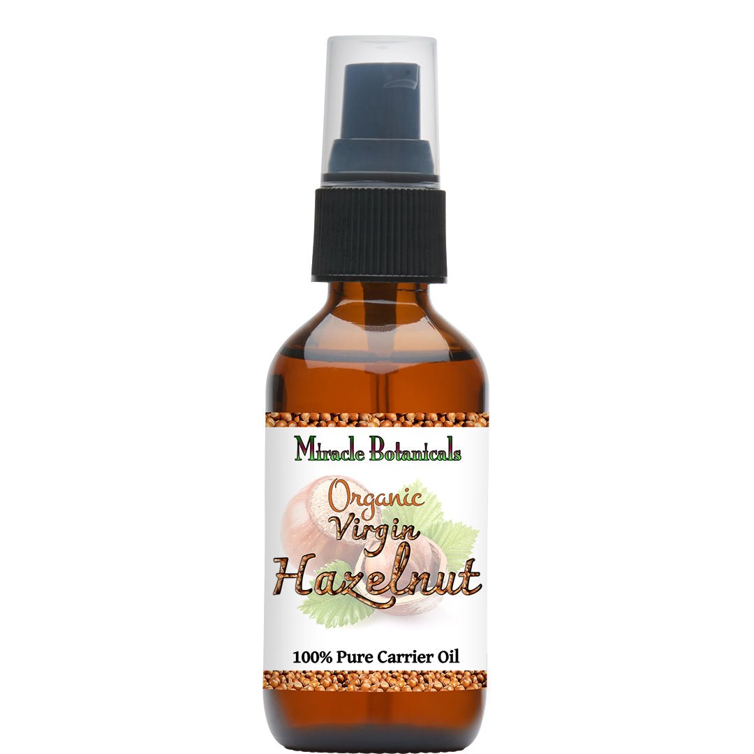 Hazelnut Oil, Virgin - Organic (Corylus Avellana) - Miracle Botanicals Essential Oils