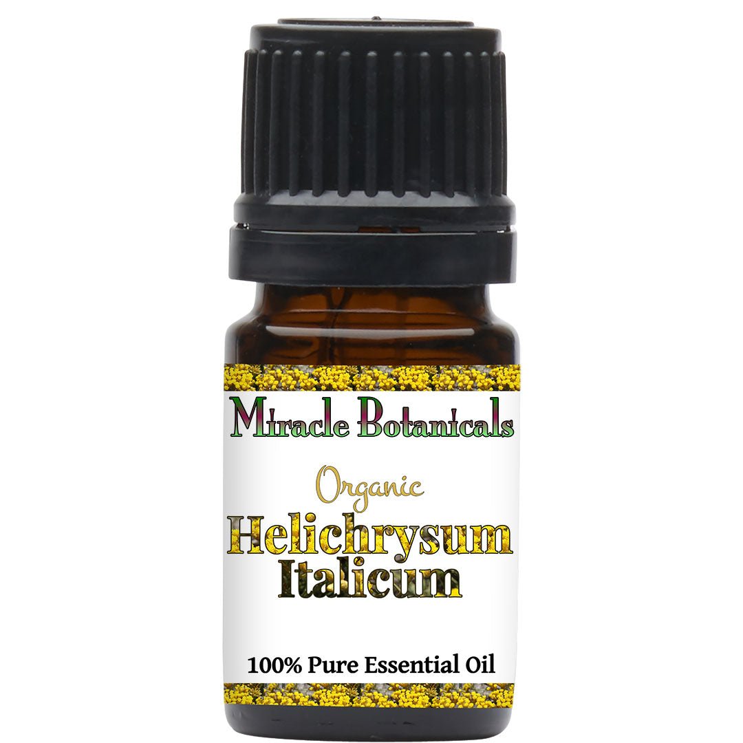 Helichrysum Italicum Essential Oil - Organic - France (Helichrysum Italicum G. Don) - Miracle Botanicals Essential Oils