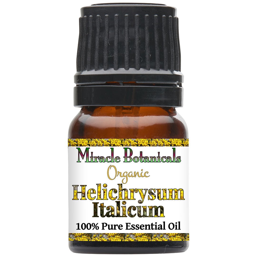 Helichrysum Italicum Essential Oil - Organic - Italy (Helichrysum Italicum G. Don) - Miracle Botanicals Essential Oils