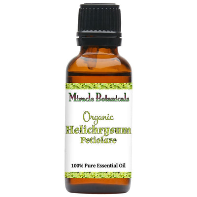 Helichrysum Petiolare Essential Oil - Organic - 'Silver Everlasting' (Helichrysum Petiolare) - Miracle Botanicals Essential Oils