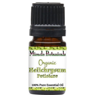 Helichrysum Petiolare Essential Oil - Organic - 'Silver Everlasting' (Helichrysum Petiolare) - Miracle Botanicals Essential Oils