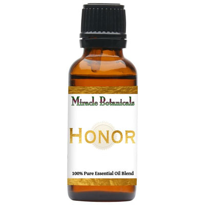 Honor Essential Oil Blend - 100% Pure Essential Oil Blend for Encouraging Inner Strength - Miracle Botanicals Essential Oils