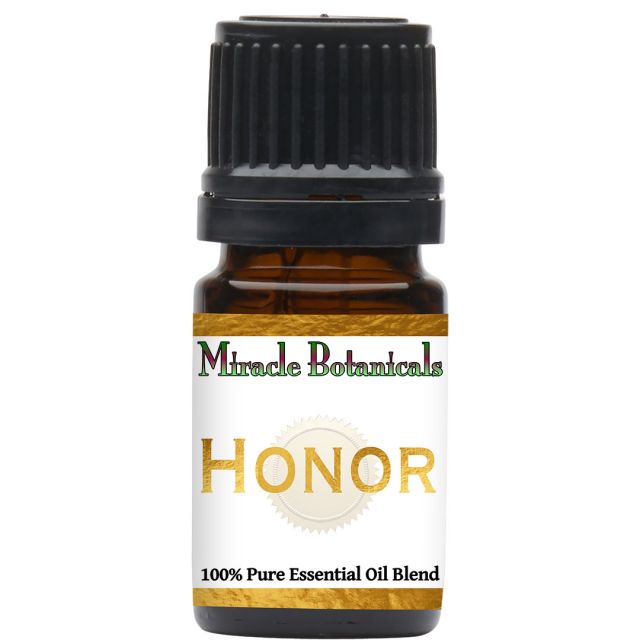 Honor Essential Oil Blend - 100% Pure Essential Oil Blend for Encouraging Inner Strength - Miracle Botanicals Essential Oils